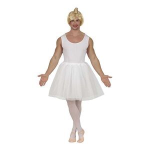 Fiestas Guirca Unisex Adult Ballet Dancer Costume Set / White